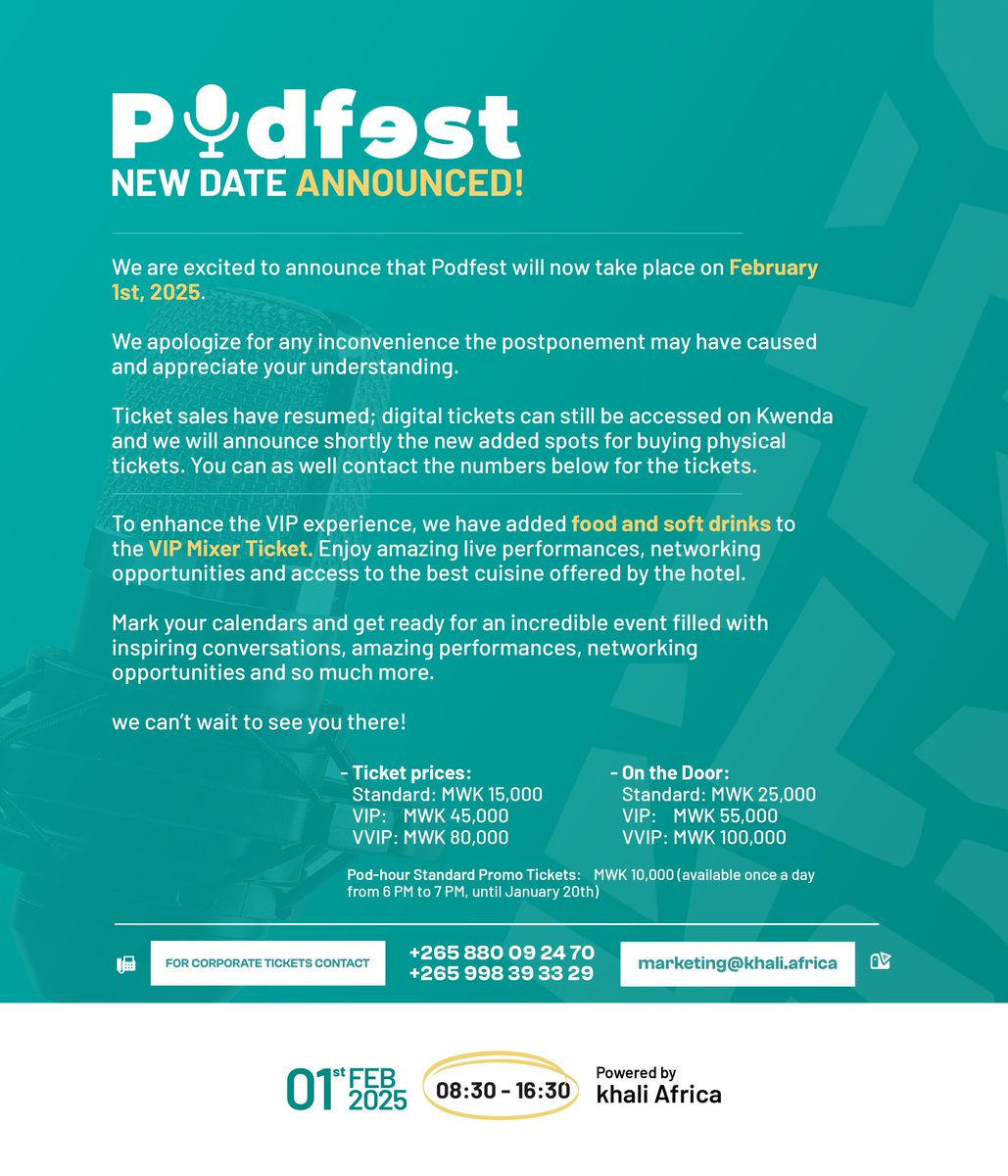 PodFest Malawi tweet media