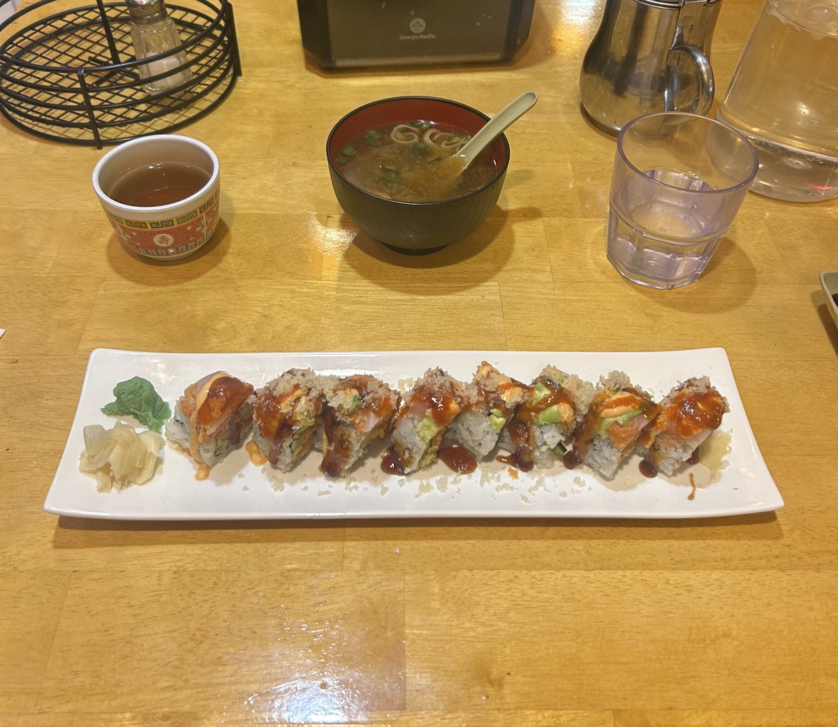 Best food I had on this entire Vermont trip was sushi from a local Asian restaurant not even surprised