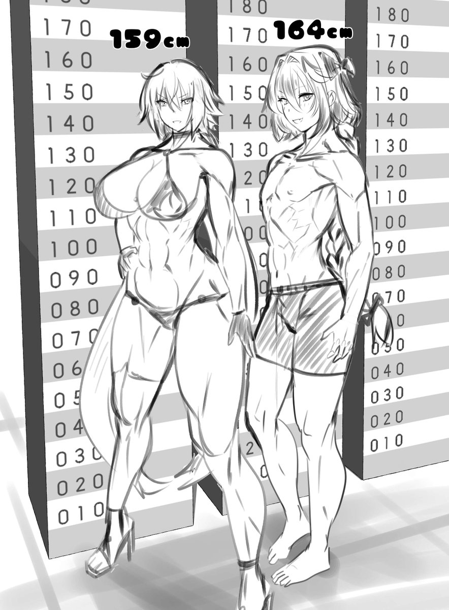 竿トルフォ×ジャンヌでシ〇タオネ描こうと思ったのに、設定調べたらアストルフォが思ったよりデカくて頭抱えてる 