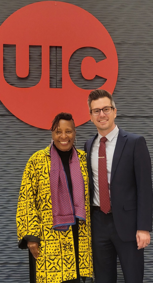 Jane Addams College of Social Work (@janeaddamscoll) on Twitter photo @janeaddamscollege's Terry Solomon & <a href="/AndrewFoell/">Andrew Foell</a> shared their work at SparkTalks, <a href="/thisisUIC/">University of Illinois Chicago</a>’s lightning talks that provides faculty, leaders & others across campus the opportunity to learn about the exciting activity happening throughout the college. bit.ly/4gZzO3C @janeaddamscollege's Terry Solomon & <a href="/AndrewFoell/">Andrew Foell</a> shared their work at SparkTalks, <a href="/thisisUIC/">University of Illinois Chicago</a>’s lightning talks that provides faculty, leaders & others across campus the opportunity to learn about the exciting activity happening throughout the college. bit.ly/4gZzO3C