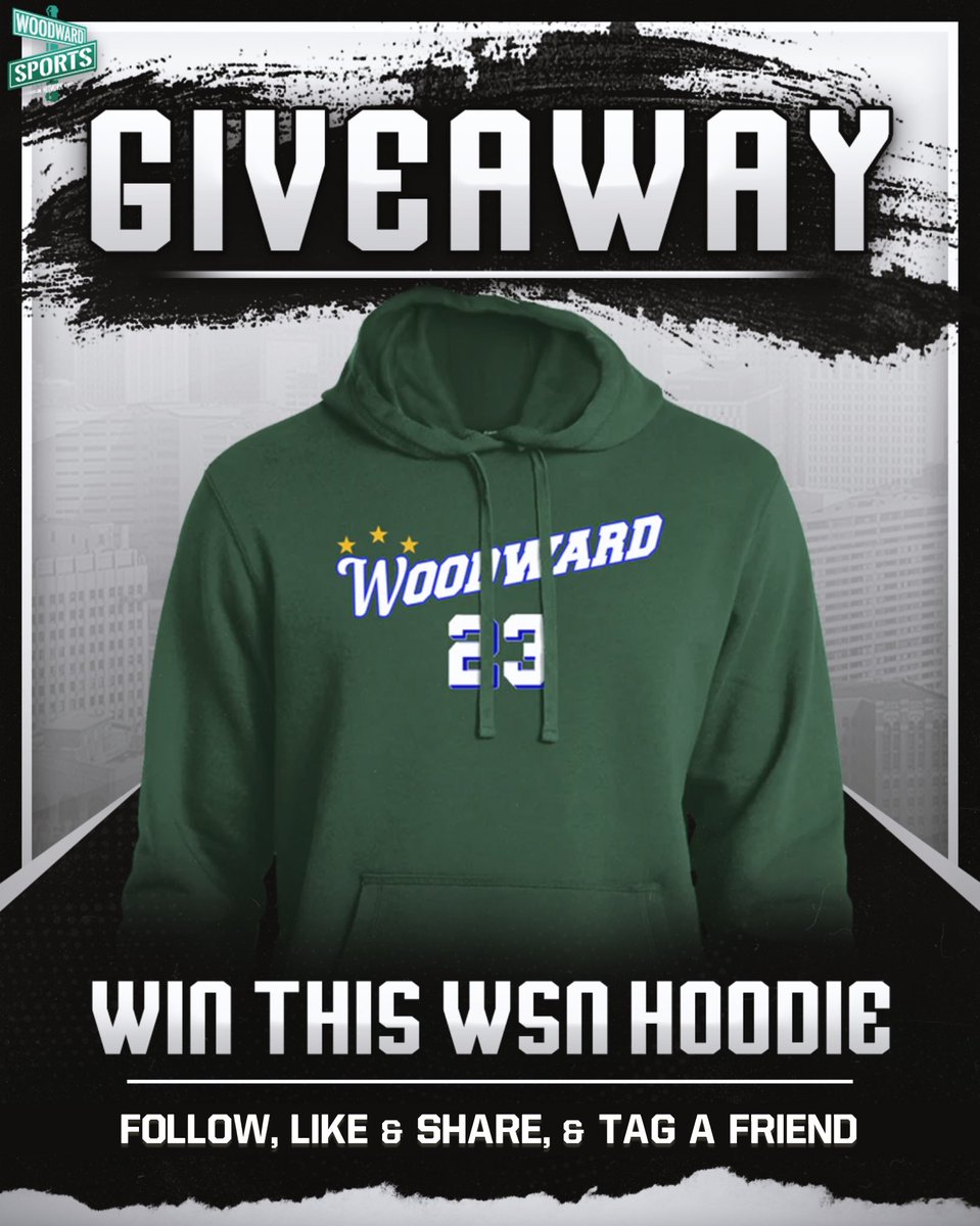 🚨 Woodward Sports Network is giving away a DETROIT BASKETBALL #23 HOODIE!! 🚨 

To enter to win this HOODIE the steps are simple:

- FOLLOW <a href="/woodwardsports/">Woodward Sports Network</a>
- LIKE &amp; REPOST This Post
- TAG A FRIEND in the comments 
⁃ COMMENT #ForJadenIvey when done!

*You and the friend you tag