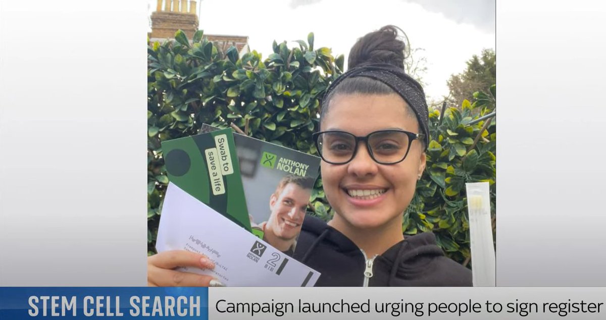 #NatassasMissionToRemission 
Did you spot Natassa's sister Sofia on <a href="/SkyNews/">Sky News</a>? She's calling for everyone aged 16-30 to sign up to the stem cell register to help someone just like her sister. 
💚Find out more: anthonynolan.org/natassasmissio…
