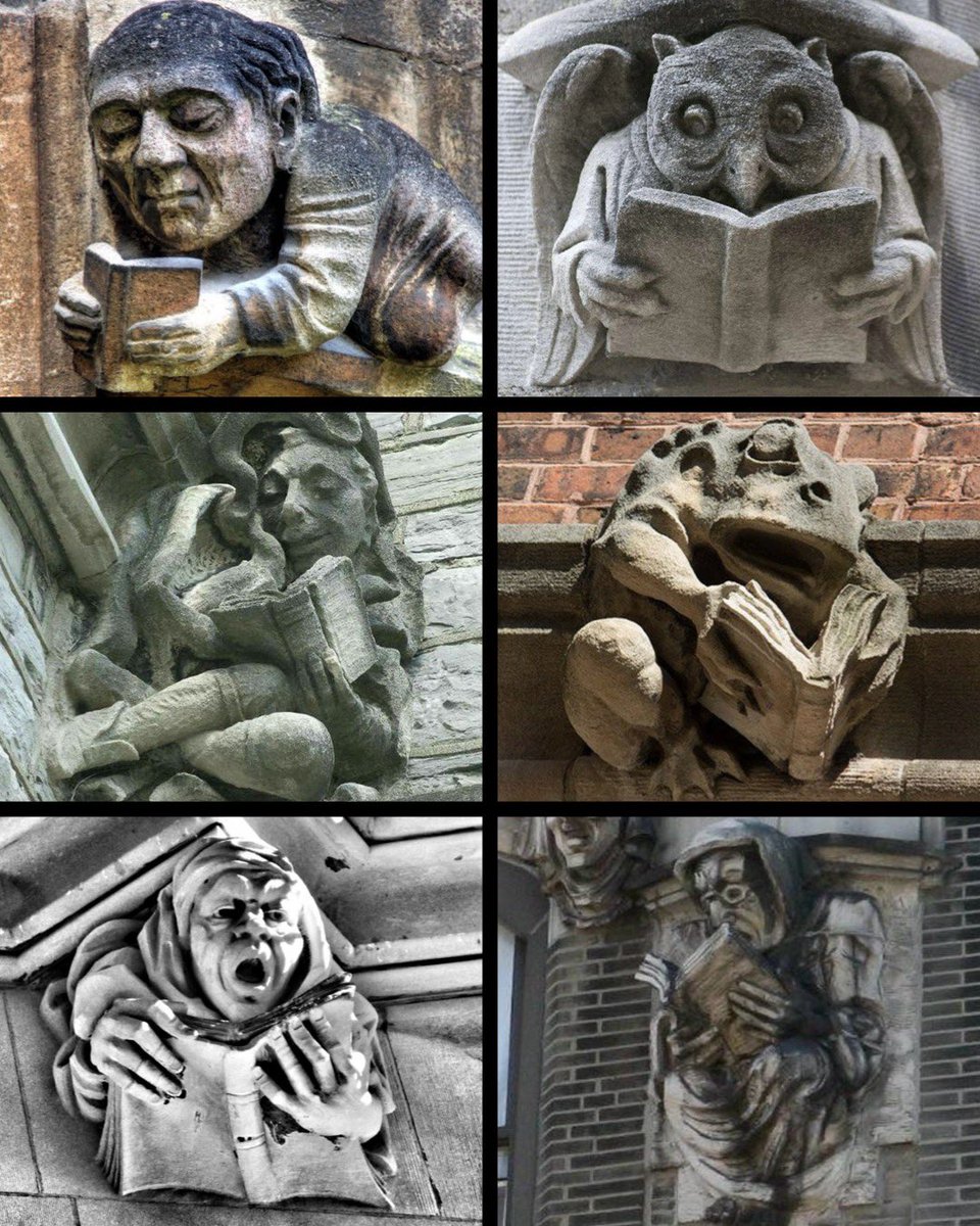 Bring back bookish gargoyles and grotesques