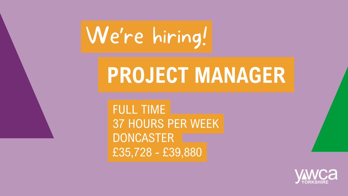 We have an exciting new job opportunity: Doncaster Project Manager. Apply here: ywcayorkshire.org.uk/ggprojectmanag…
#recruiting #doncaster #werehiring #SouthYorkshireJobs #socialworkerjobs #doncasterjobs #jointheteam #projectmanagerjobs #domesticabuseawareness #homelessnessprevention