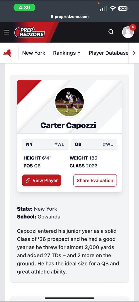 ccapozzi02's tweet image. Thank you Ny Prep RedZone for the kind words 🎯🎯.