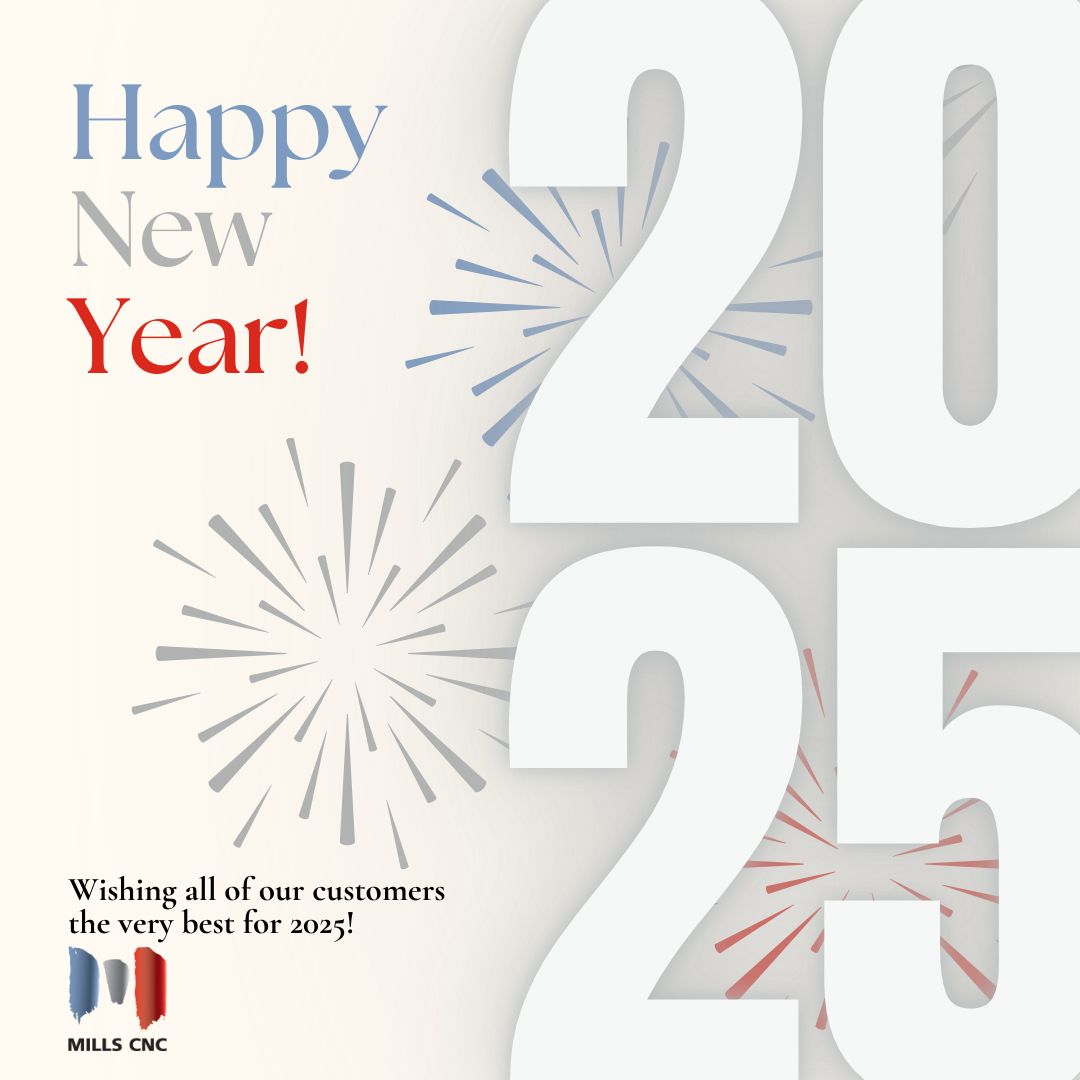 MillsCNC's tweet image. 🎆 HAPPY NEW YEAR 🎆 

We hope you all had a lovely time over the festive period and wish you all the best for 2025!!

#MillsCNC #NewYear #DNSolutions #2025 #LikeNoOneElse # UKManufacturing