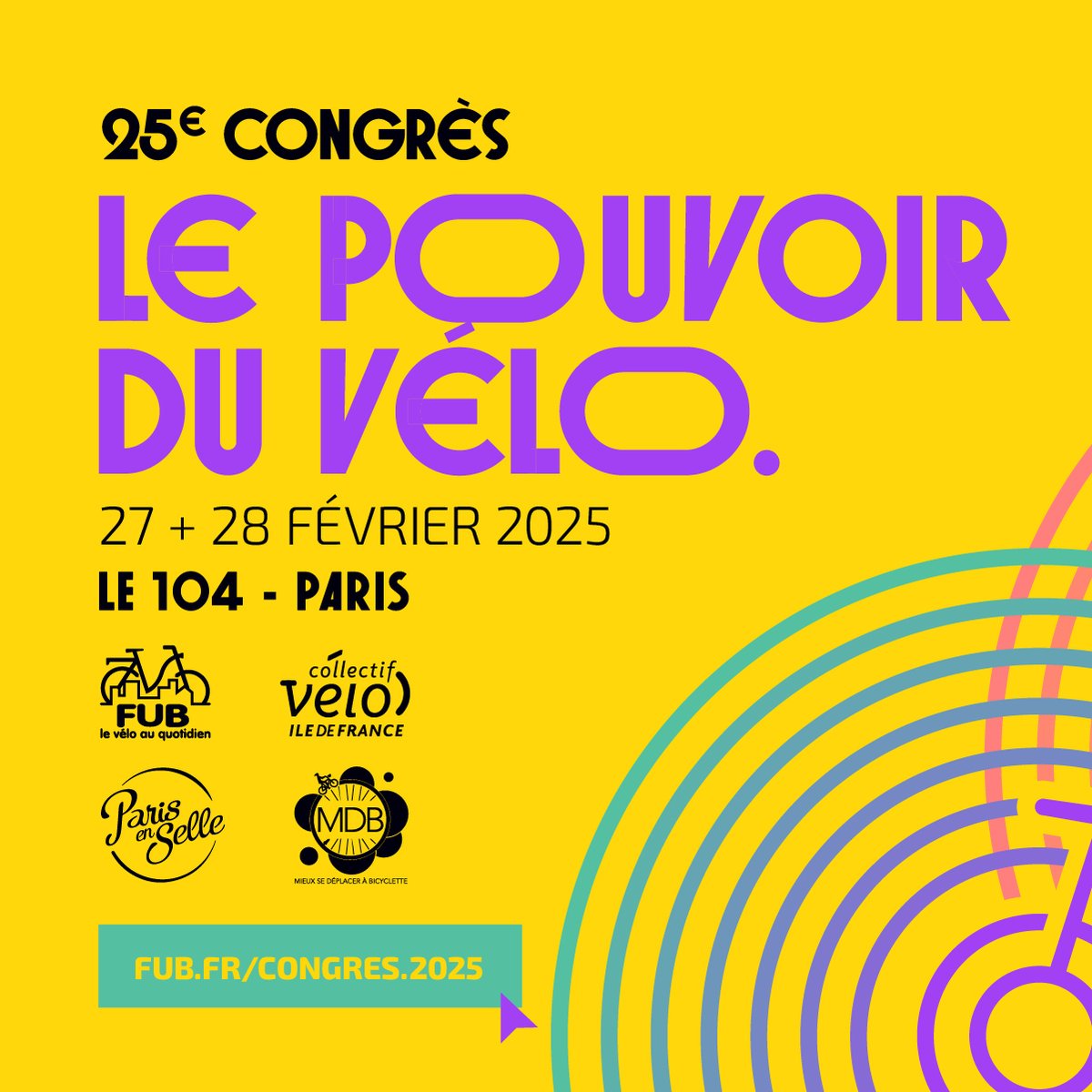 [#CongrèsFUB2025] <a href="/ColisActiv/">ColisActiv'</a>  sera présent au 25e Congrès de la FUB à Paris, les 27 et 28 février !  Au programme : des conférences, des visites de terrain, un salon des exposants mais aussi la présence de personnalités publiques ! 👉Plus d'infos  : fub.fr/congres.2025