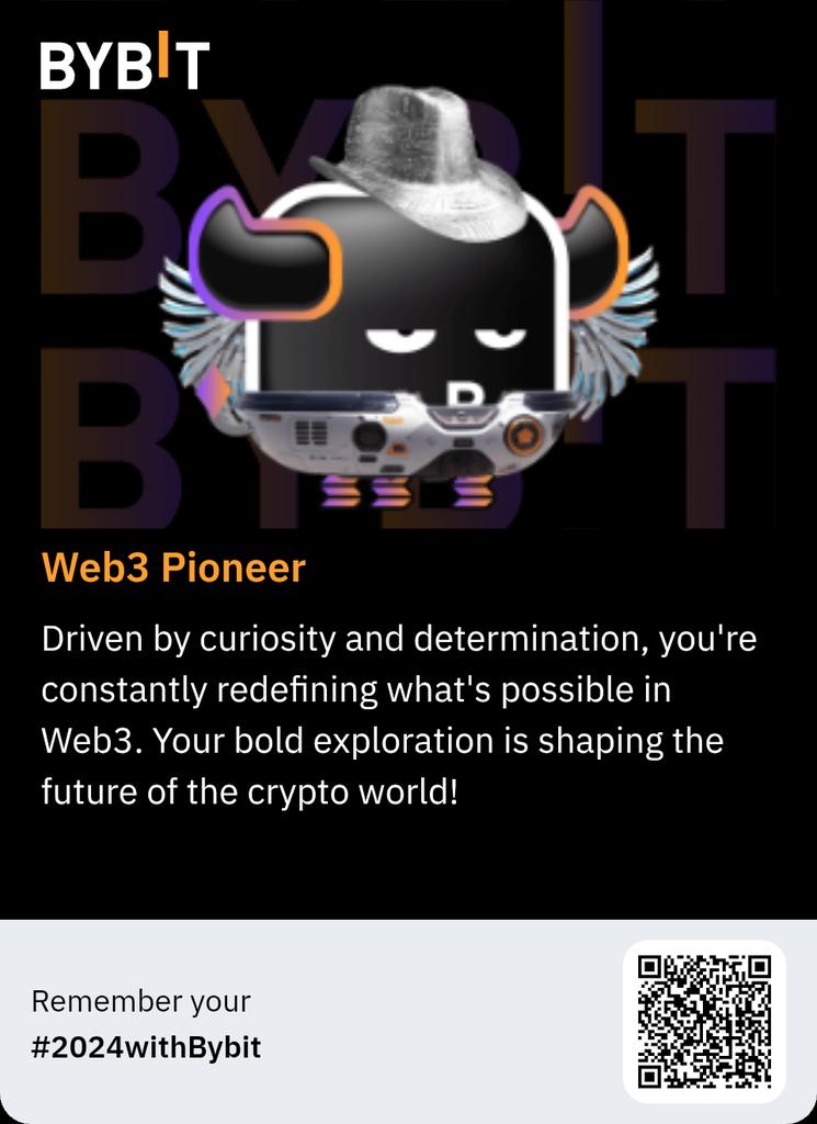 Phenyl_z's tweet photo. Unveil My 2024 Bybit Recap #2024withBybit https://t.co/ZKcupwxquH https://t.co/PQlOzNdq5m