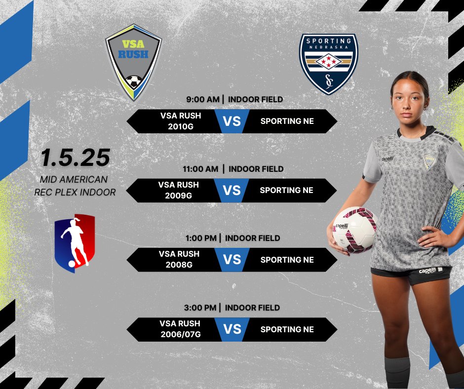 We're excited to kick off the New Year with more <a href="/GAcademyLeague/">Girls Academy</a> games on Sunday for our 2010-2006/07 Girls!