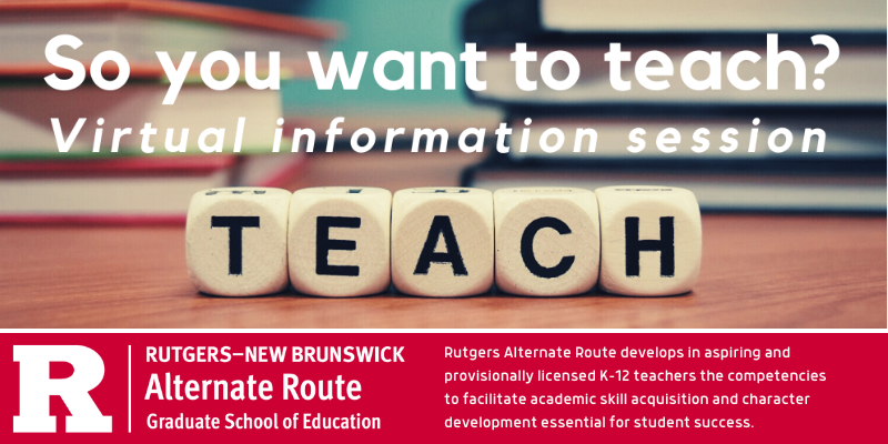 See if teaching is what 2025 has in store for you—attend our Jan. 8 So You Want to Teach virtual information session. All you must do is receive the information and determine what to do next. #NewJersey #CareerChange bit.ly/4ivgT28