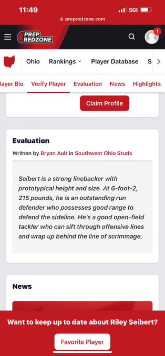 Riley Seibert (@riley7seibert) on Twitter photo blessed to be ranked 20th LB in ohio by <a href="/PrepRedzoneOH/">Prep Redzone Ohio</a>
thank you for the write up. <a href="/Bryan_Ault/">Bryan Ault - Midwest Scout</a>
<a href="/ButlerAviatorFB/">Butler Football</a> blessed to be ranked 20th LB in ohio by <a href="/PrepRedzoneOH/">Prep Redzone Ohio</a>
thank you for the write up. <a href="/Bryan_Ault/">Bryan Ault - Midwest Scout</a>
<a href="/ButlerAviatorFB/">Butler Football</a>