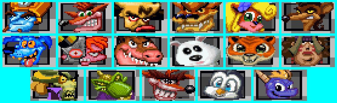 TheRealPoloBlue's tweet photo. One of these things is not like the others :)
#CrashTeamRacing #SpyroTheDragon #CrashBandicoot #PixelArt https://t.co/YbiSdBhS2F