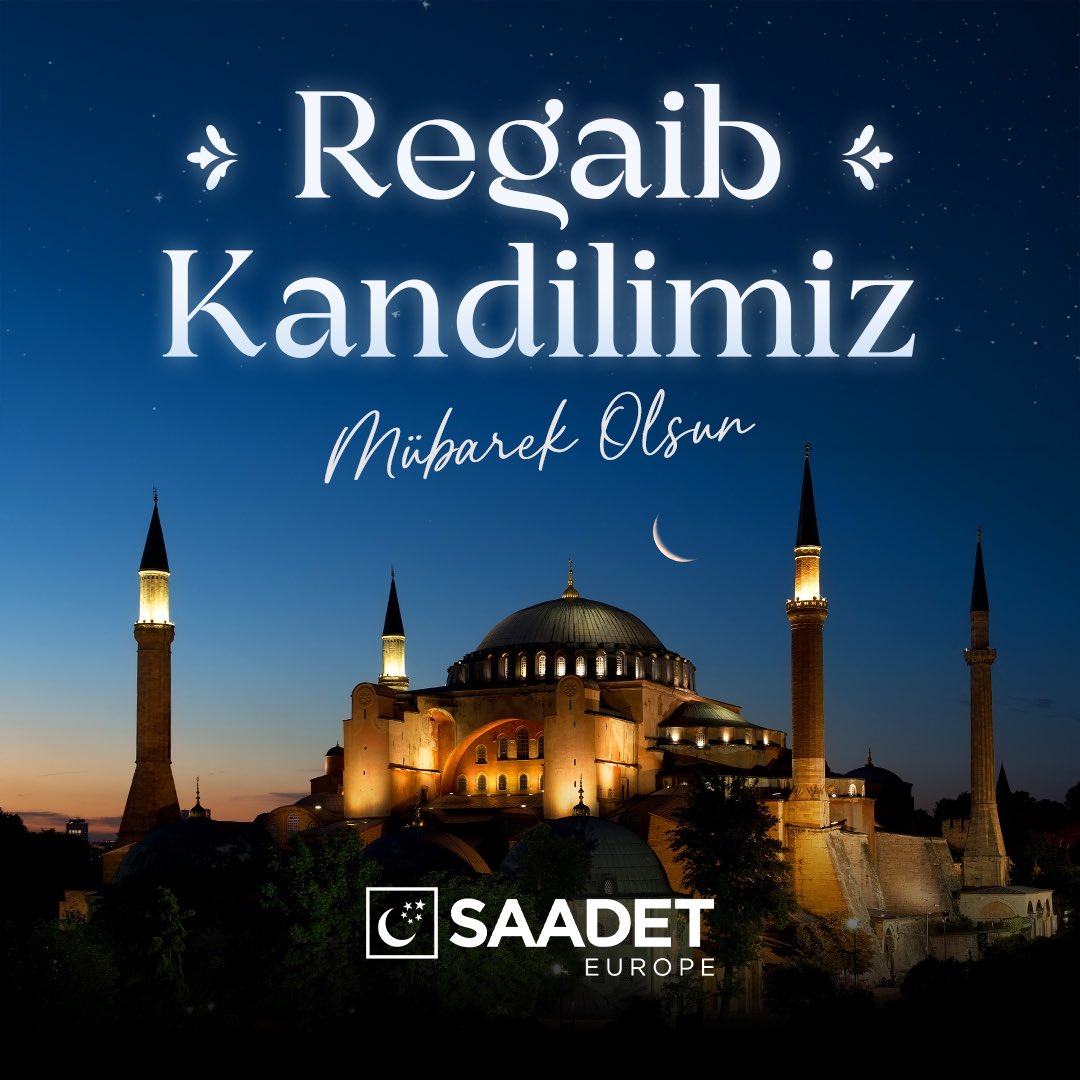 Regaib Kandilimiz Mubarek Olsun

#Regaib