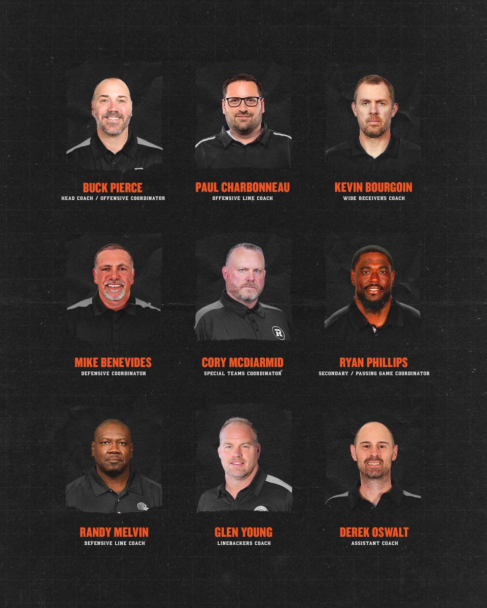 BCLions's tweet photo. #BCLions general manager Ryan Rigmaiden and head coach Buck Pierce announced eight more hires to the coaching staff this morning.

READ MORE 📝 | https://t.co/IzuKT8Mb2J https://t.co/p8gFQmpdKs