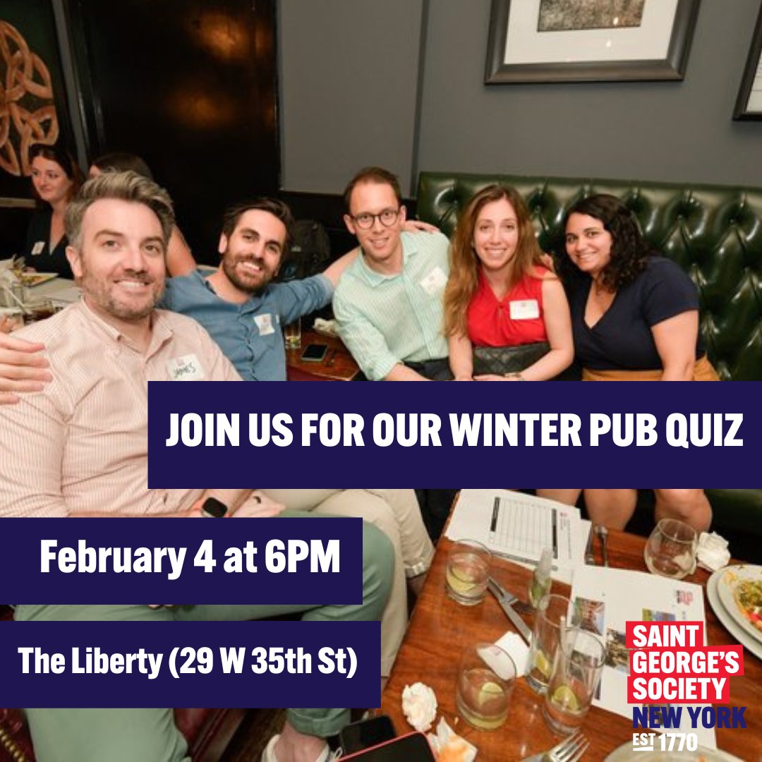 We're excited to kick-off 2025 with some fun mid-winter events to shake off those cold weather blues! ❄️

Join us for our ever-popular pub quiz with Trivia Dan!

Sign up today: bit.ly/4fPUFFC