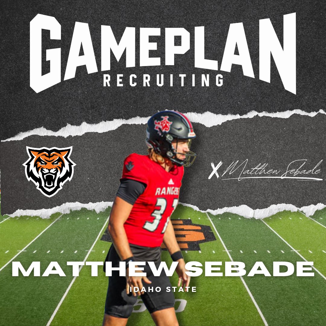 COMMITTED! 🔥🔥🔥

<a href="/matthew_sebade/">Matthew Sebade</a> 
<a href="/BengalGridiron/">Idaho State Football</a> 
<a href="/Coach_MThompson/">Matt Thompson</a> 
<a href="/Hunterh24/">Hunter Holmes</a> 
<a href="/ThePuntFactory/">Aaron Perez</a> 

#GamePlanRecruiting