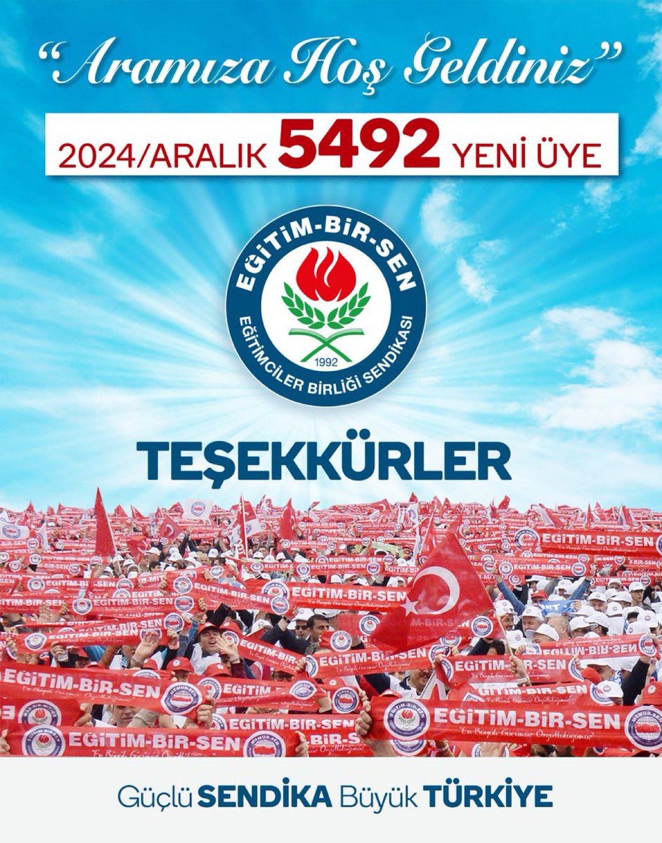 Herkesin bir şeyler söylediği noktadan, hep birlikte “bir şey” söyleme iradesini ortaya koyarak Türkiye geneli 5492, #Siirt’te 76 yeni üyemize “hoş geldiniz” diyor, sahada özveriyle çalışan il, ilçe yönetimlerimize ve işyeri temsilcilerimize teşekkür ediyoruz.