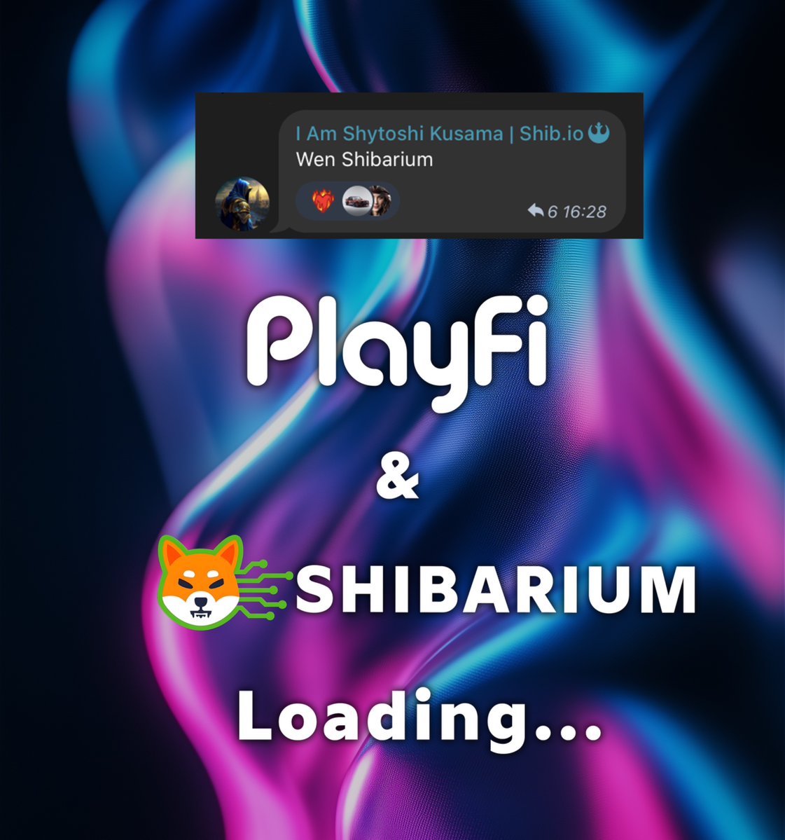 PlayFi Studio (@playfistudios) on Twitter photo WOOF! PlayFi Studio is coming to Shibarium, bringing new play to earn games to #ShibArmy, Get ready for more fun on the #Shibarium blockchain!
<a href="/ShytoshiKusama/">Shytoshi Kusama™</a> <a href="/ShibariumNet/">Shibarium Network</a> WOOF! PlayFi Studio is coming to Shibarium, bringing new play to earn games to #ShibArmy, Get ready for more fun on the #Shibarium blockchain!
<a href="/ShytoshiKusama/">Shytoshi Kusama™</a> <a href="/ShibariumNet/">Shibarium Network</a>