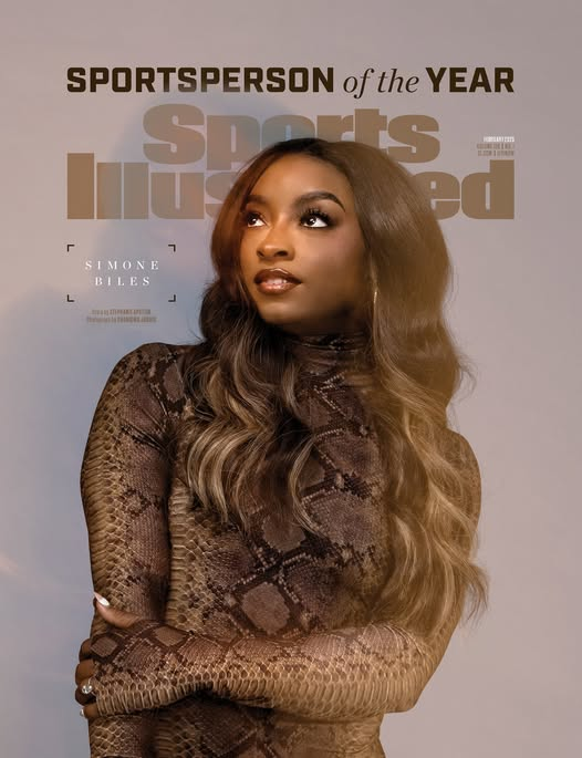DeniseOctavia1's tweet image. Simone Biles on the Sports Illustrated cover as Sportswoman of the Year 2024 is a well-deserved recognition of her unmatched gymnastics achievements 🏅🤸‍♀️. Her resilience and excellence continue to inspire worldwide 🌍💪. #SimoneBiles #SportsWomanOfTheYear #SIcover #Gymnastics