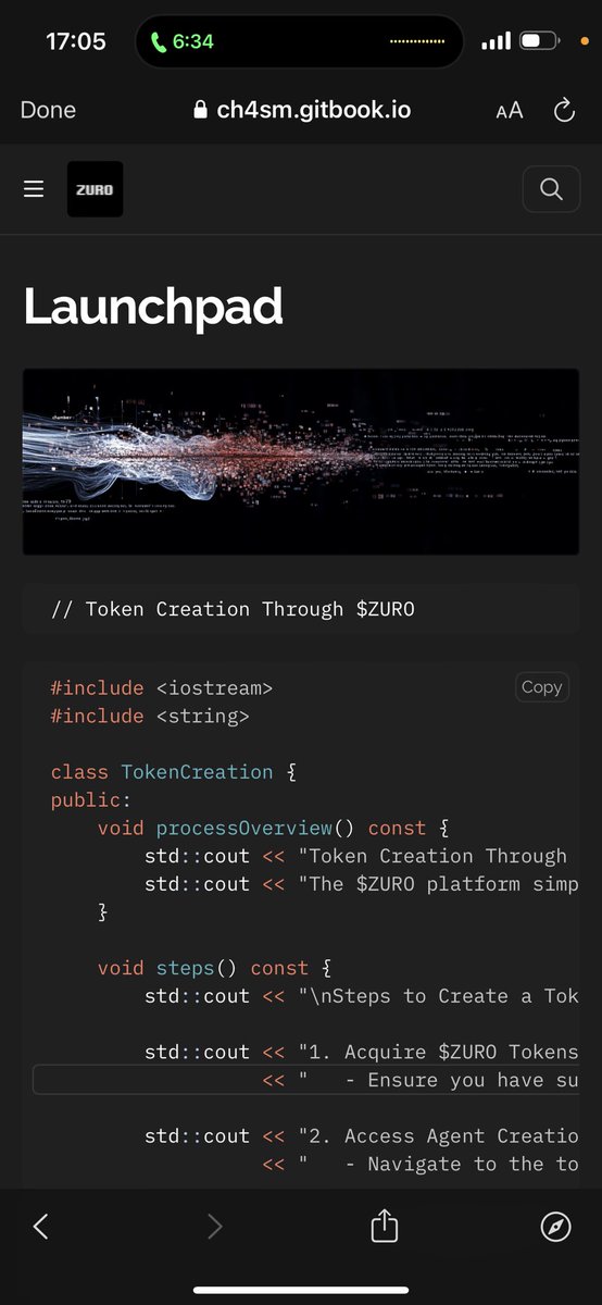 BruceBillions's tweet photo. So if I’m correct, $Zuro is an Ai platform where you can ‘code’ to launch tokens. $Graveyard (ATH $6m MC) is the first token built on it. They also have a ‘launchpad’ on their website. If anyone confirms to me that this is the narrative behind it, it could be huge for #Ai coins https://t.co/EmJiVzOv5X
