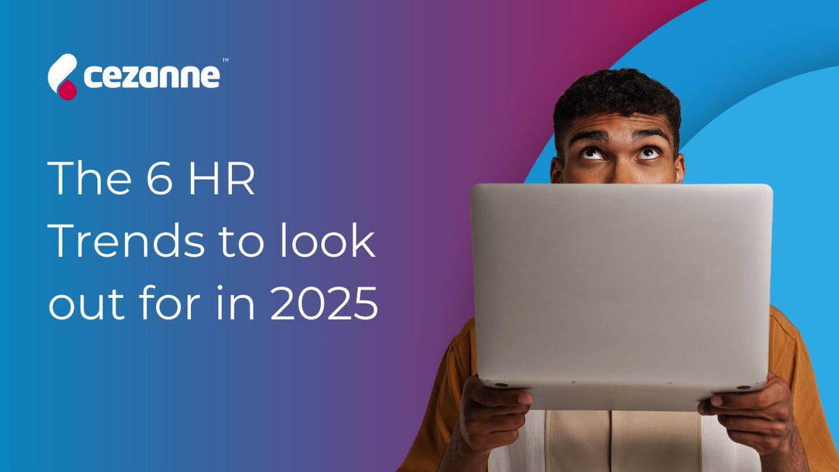 CezanneHR's tweet photo. The past year has been a whirlwind for HR. From navigating new legislation to tackling the ever-evolving needs of our workforce, we've faced some unique challenges.

Our HR &amp; Wellbeing Manager dives into the key HR trends of 2025:
https://t.co/rOptMpMcwo https://t.co/iH9L3u5kWq