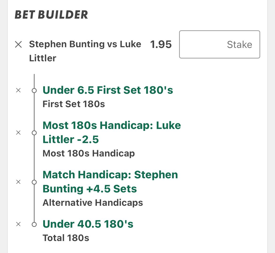 Another one for Ally Pally this evening #PDCWorldChampionships #GamblingTwitter