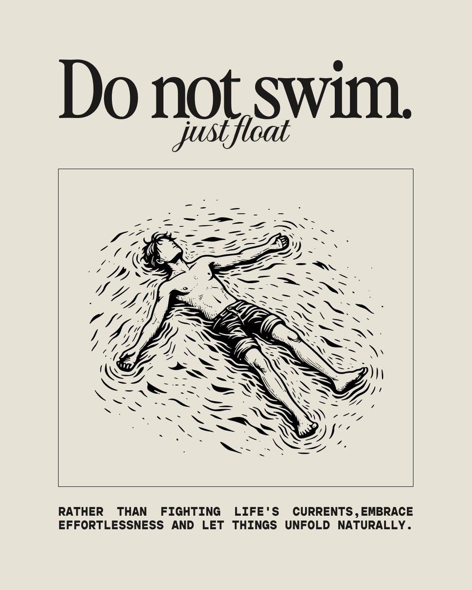 Lovandfear's tweet photo. Rather than fighting life's currents, embrace effortlessness and let things unfold naturally. https://t.co/MJwVPA9NpB