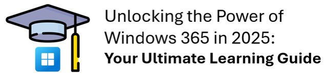 Brinkhoff_C's tweet photo. 🎓 2025 BOOKMARK! Your Ultimate #Windows365 Learning Guide to unlock it’s power for your organization. It includes slides, events, blogs, book and much more. 

⭐️ As move into #2025: To kick this year off with a tradition, here’s your comprehensive new guide to mastering Windows 365 in the year 2025! 

➡️ Let’s jump straight in https://t.co/yNpo0TmnkG