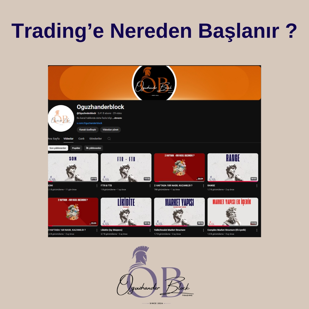 -TRADE EĞİTİMİNE NEREDEN BAŞLAYACAĞIM?-

Bütün public içeriklerimi sıraya göre düzenledim. Karışık bir şekilde izlememeniz faydalı olur. YT kanalını ve <a href="/Oguzhanderblock/">OğuzhanderBlock 🇹🇷🇷🇺</a> hesabını takip etmeyi ve bu verilen emeğe karşılık, bu twiti beğenmeyi ve RT etmeyi unutmayın :)

1- Risk