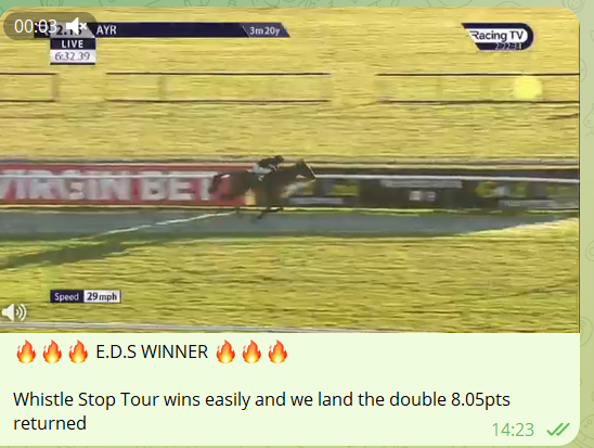 EDS__Tipping's tweet photo. E.D.S RACING WINNER https://t.co/iXxbCuYDzb