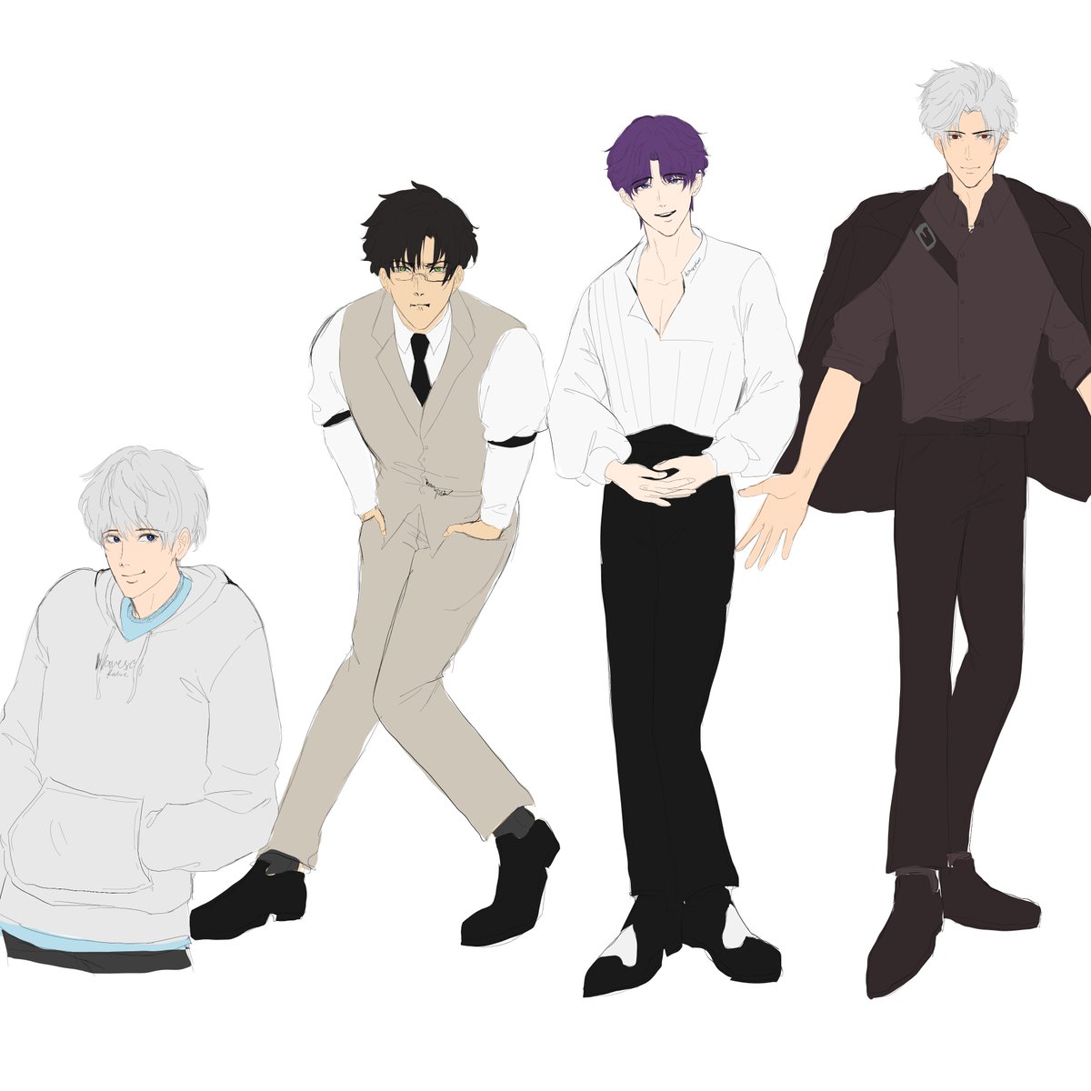 so i got distracted halfway but here's the colored version LMAO