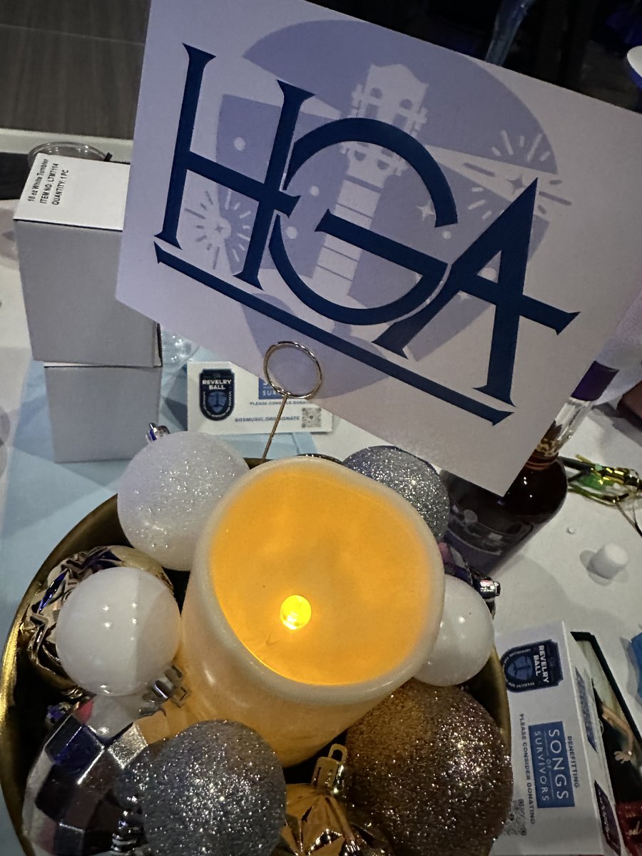 HGA_llc's tweet photo. The HGA Foundation was proud to sponsor the Songs Of Survivors Revelry Ball, held at the Pace Center in Gonzales, LA. The New Year’s Eve Ball was a commendable event, with employees and clients coming together to support and honor our veterans. #HGAFoundation https://t.co/CgtiwkLmLb