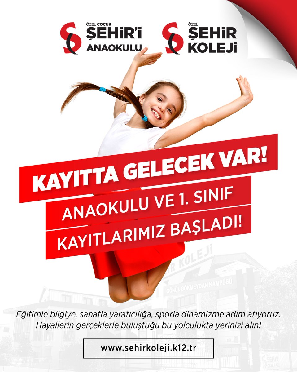 🎈 Her Çocuğun İçinde Bir Dünya Var!
Ve biz, o dünyayı birlikte keşfetmek için buradayız! 🌍
Eğitimin neşeyle, 🎭 sanatın tutkuyla, ⚽ sporun enerjiyle harmanlandığı gelecek Şehir Koleji’nde başlıyor.
