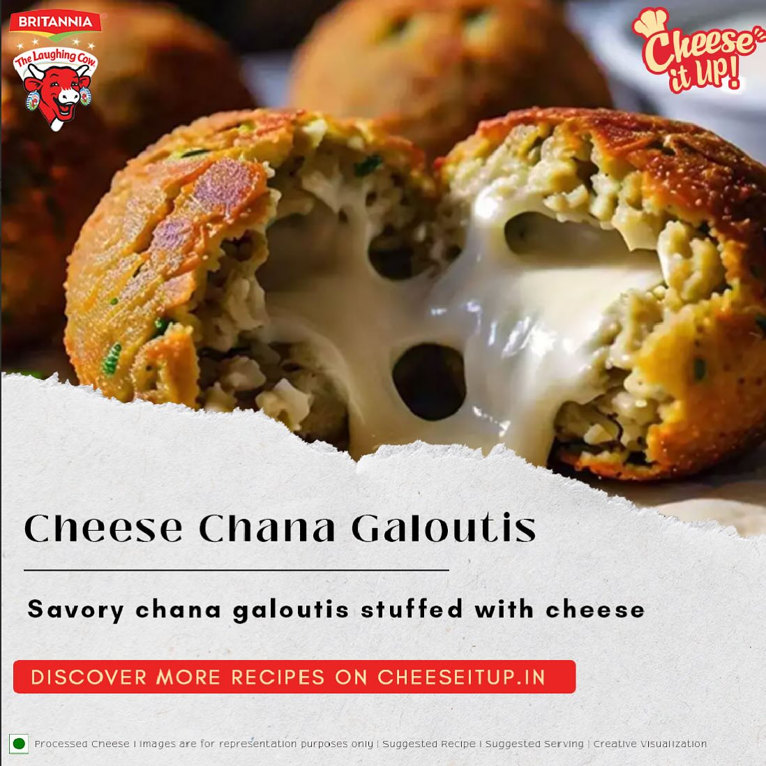 timesnowfoodie's tweet image. Cheesy dreams meet savory delights with these Cheese Chana Galoutis! 🧀✨ Soft, flavorful, and oh-so-irresistible. For the full recipe, visit cheeseitup.in

#timesfoodie #thefoodie #cheeselover #britanniacheese #cheesetreats