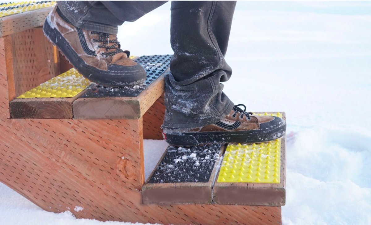 mystore's tweet image. Struggling with slippery surfaces this winter? Say goodbye to falls with Tundra Grip - Anti-Slip Studded Traction Tape! For as low as $10.99, use promo code M46! Don't compromise on safety—get your grip now! mystore.com/mystore/tundra…