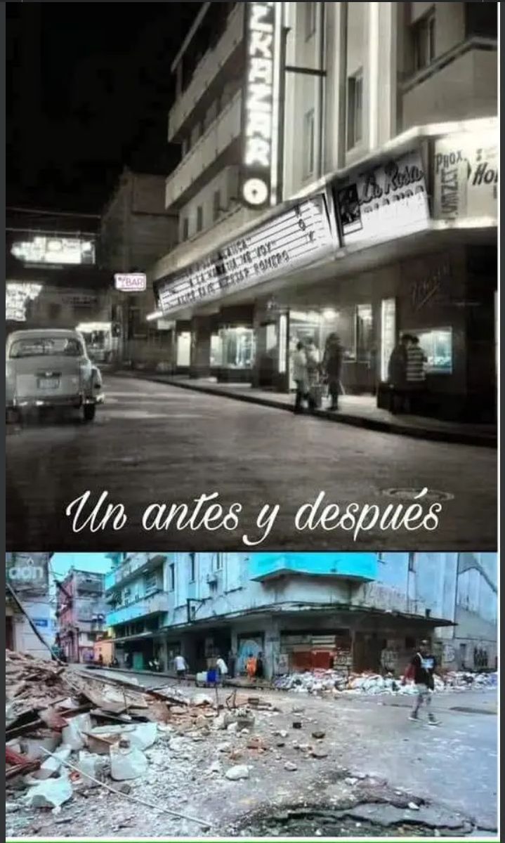 Blancoy48488239's tweet photo. La #Hababa antes del 59.
La #Habana en estos tiempos.
Comparen.👇 https://t.co/qYt2VgkZ5T