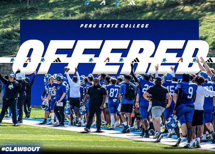 Thank you <a href="/CoachO_PSC/">Coach O</a> and the staff at Peru state for the official offer!