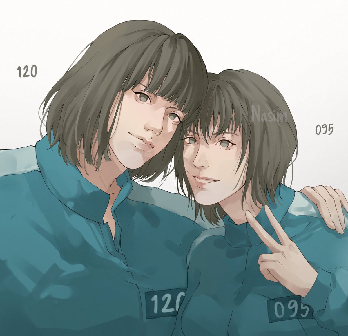 And then i cried with unnie. 
<a href="/squidgame/">Squid Game</a> ❤️
#squidgame #squidgamefanarts #squidgamenetflix #illustration #art