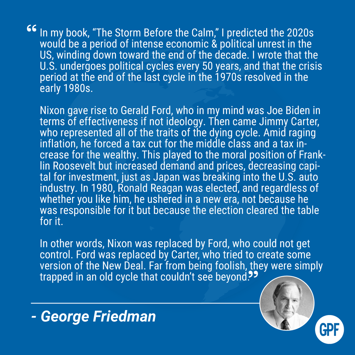 George Friedman tweet media
