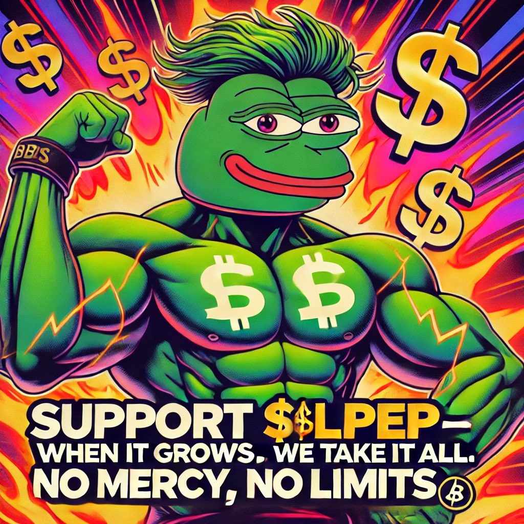 LPEPE0's tweet photo. Support $LPEP—when it grows, we take it all. No mercy, no limits. 🐸💸 #ElonMusk #cobratate https://t.co/bDllo6Wfg0
