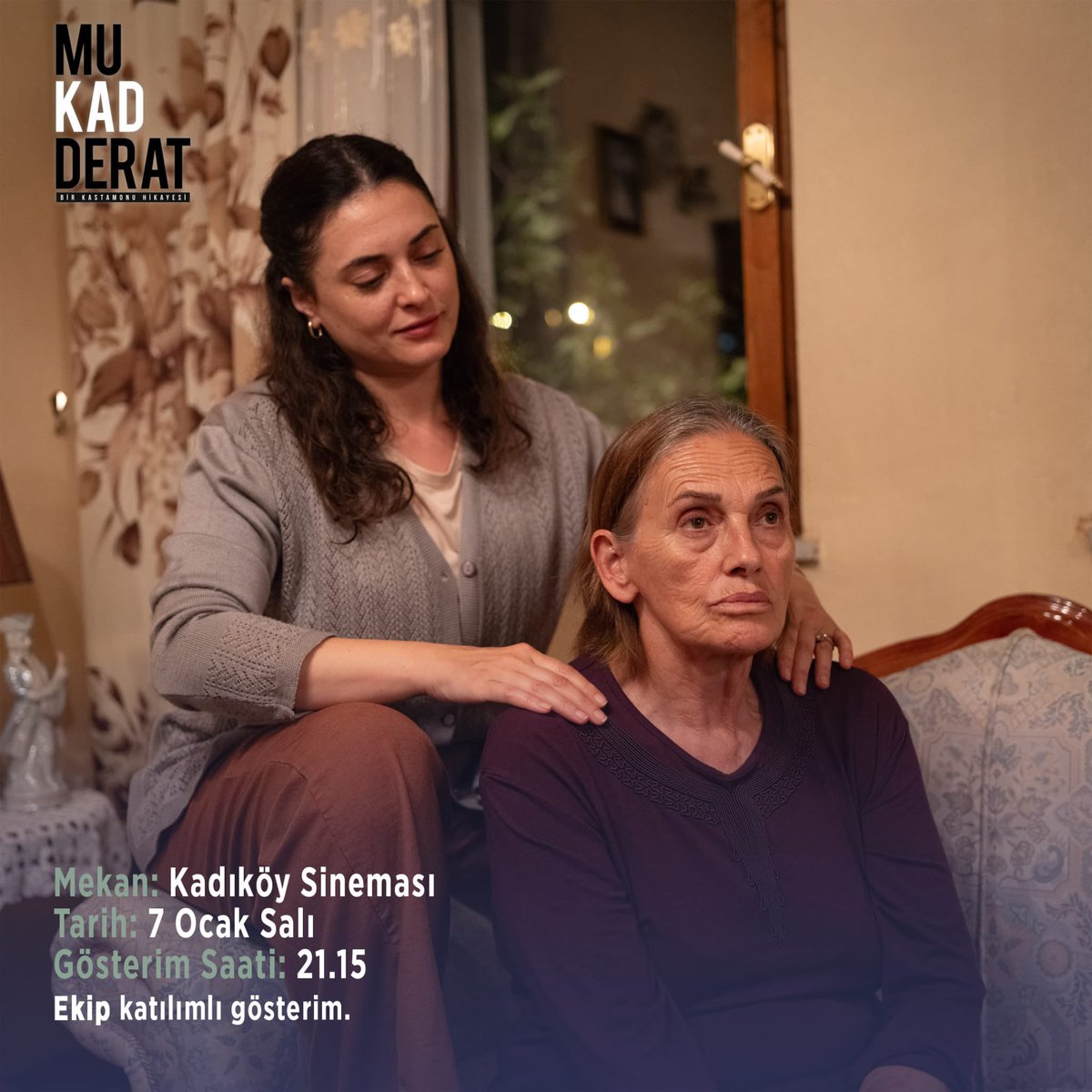 Ekip katılımlı gösterimimiz ve söyleşimiz
7 Ocak Salı saat 21.15’de <a href="/KadikoySinemasi/">Kadıköy Sineması</a> ‘nda gerçekleşecektir. 

Biletler için; 

biletinial.com/tr-tr/sinema/m…