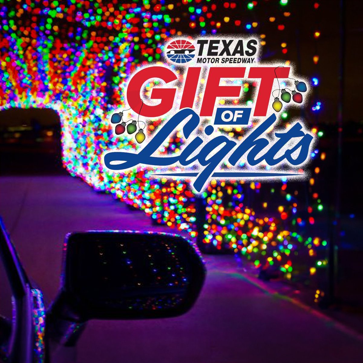 Last chance to light up your holiday season! 🎄✨🚗 Gift of Lights at Texas Motor Speedway won’t be around forever! Enjoy the final days of our sparkling drive-thru &amp; make your season shine bright. Tickets are one car, one price. Get yours at ➡️ giftoflightstexas.com