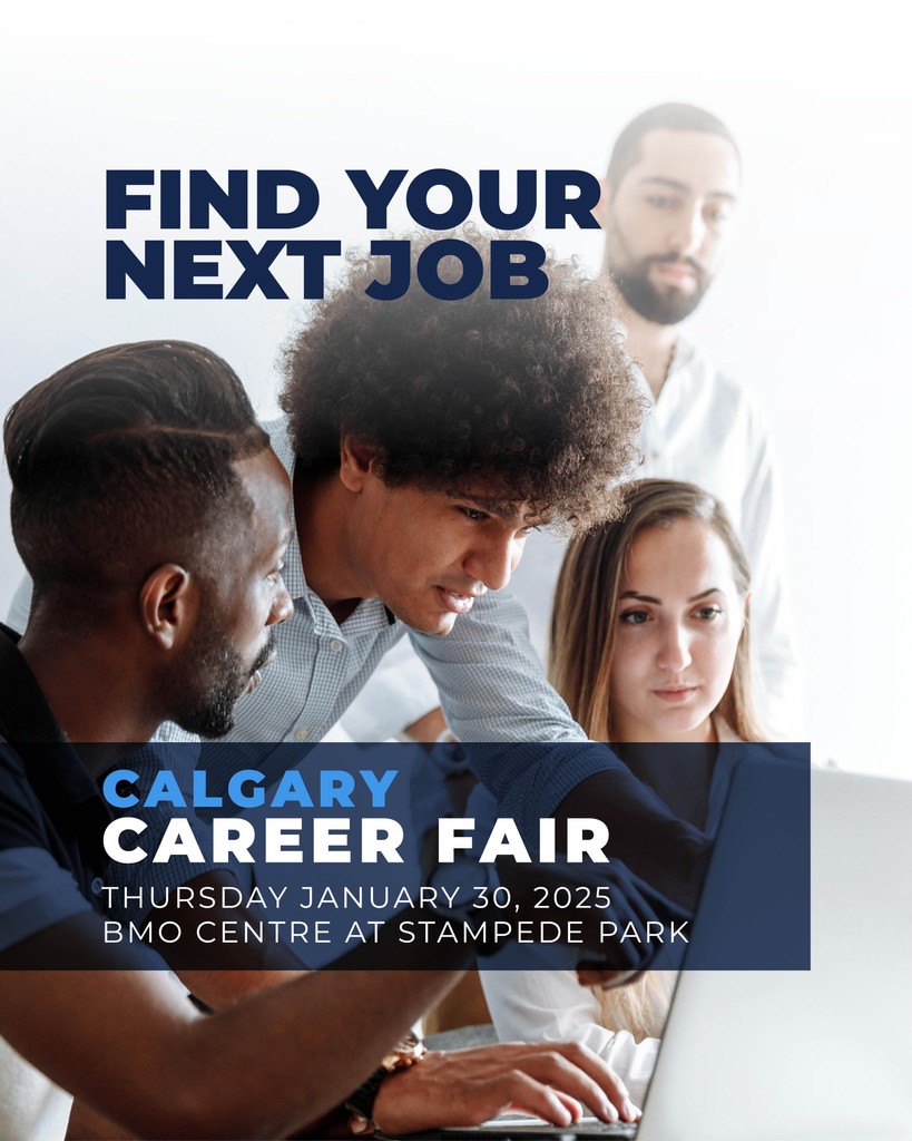 Looking for a free job fair!? Career Fair Canada is coming to Calgary's BMO Centre at Stampede Park on January 30, 2025. 

Sign up for your free tickets at: 

eventbrite.ca/e/calgary-care…