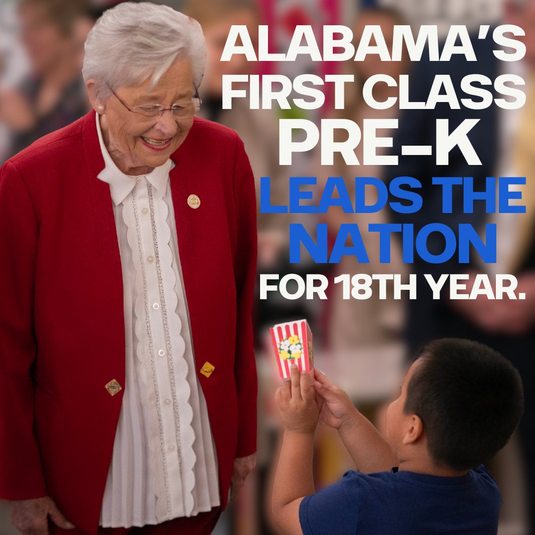 Alabama Department of Early Childhood Education (@al_dece) on Twitter photo Once again, we step into the new year with Alabamaās First Class Pre-K leading the nation. Thanks to <a href="/GovernorKayIvey/">Governor Kay Ivey</a>, a strong foundation is being laid for our stateās youngest learners. Once again, we step into the new year with Alabamaās First Class Pre-K leading the nation. Thanks to <a href="/GovernorKayIvey/">Governor Kay Ivey</a>, a strong foundation is being laid for our stateās youngest learners.