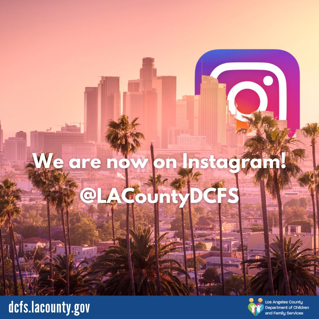 lacountydcfs's tweet photo. ✨ DCFS is now on Instagram!✨
Explore another ways to stay connected and informed!

Follow us for:  
• Helpful tips, resources, and updates 📝
• Inspiring stories 🌟
• Snapshots of impactful teamwork 💼

👉 Click here to follow us: https://t.co/WJVBRXwIKQ https://t.co/qBfaYecmEp