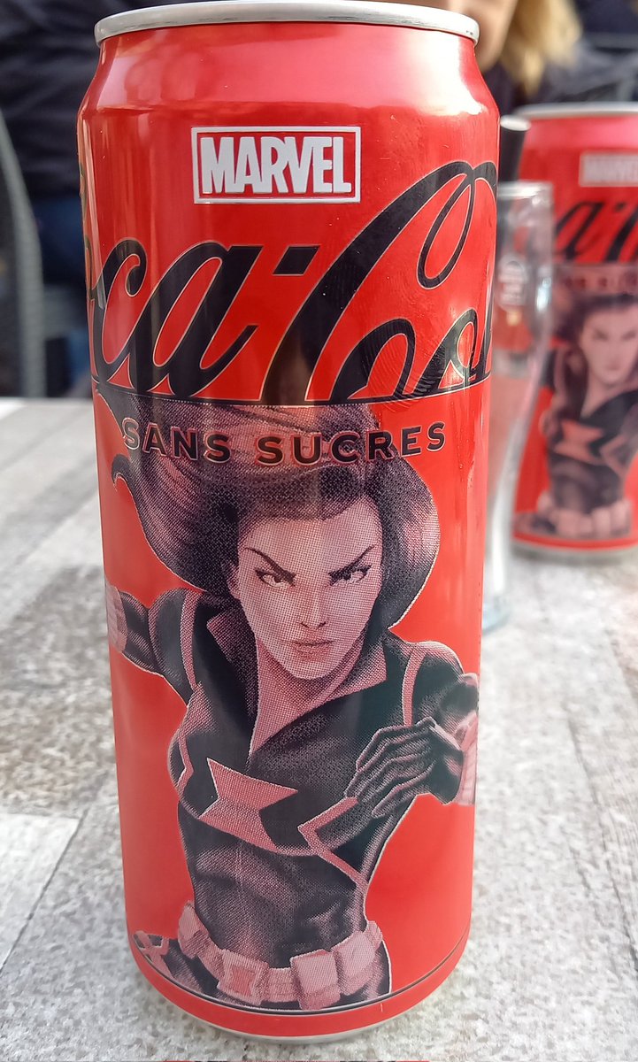 engimplast_BCN's tweet photo. Coca Cola MARVEL sans sucres https://t.co/nznMk8lce4