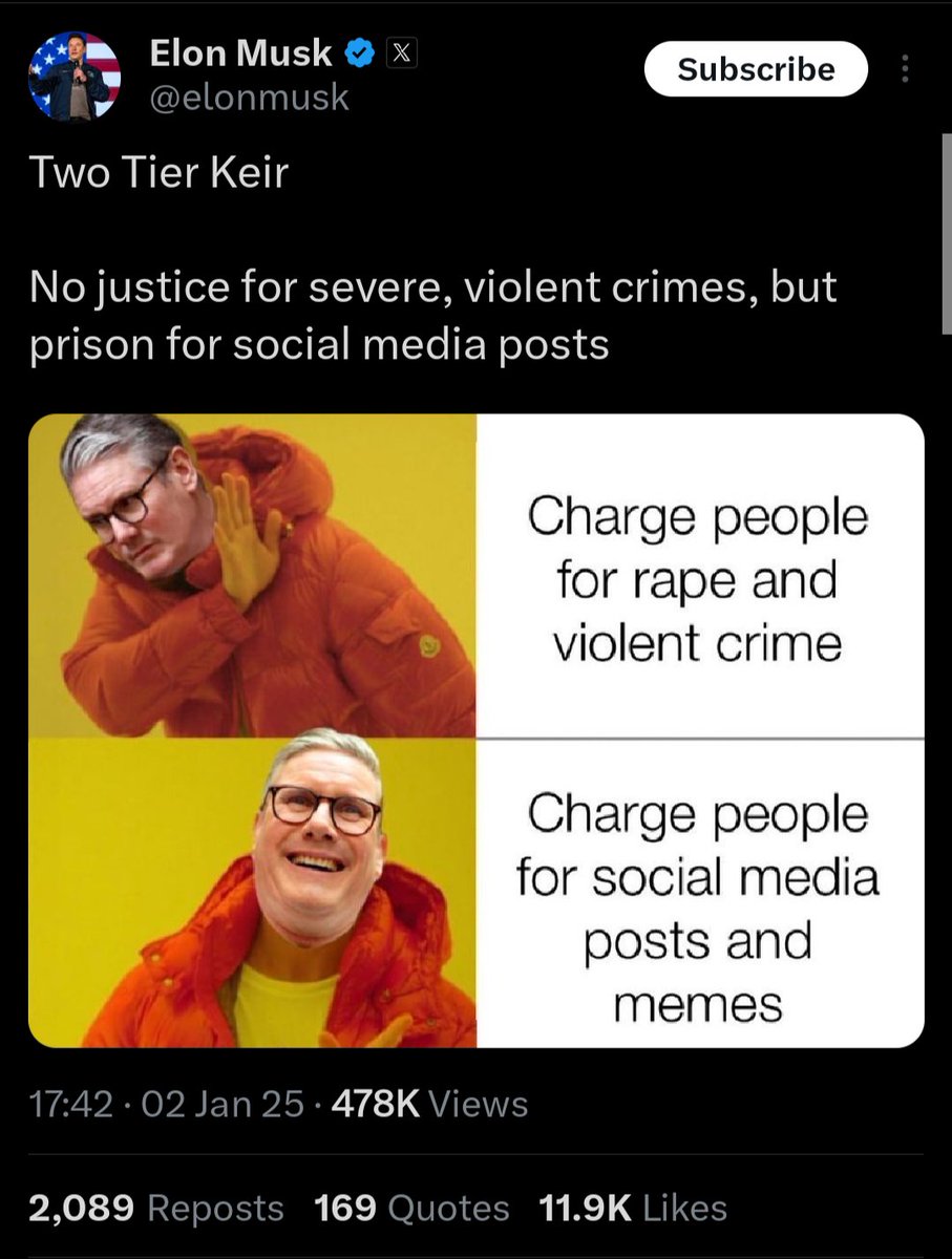 Not going to lie, watching Elon Musk destroy Keir Starmer on 𝕏 is wonderful.

He's not holding back 🔥