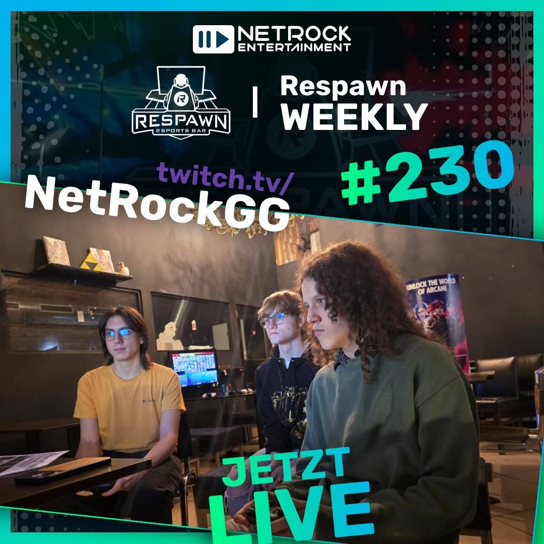 🔥 Wir sind wieder LIVE 🔥 
🕹️ <a href="/AtRespawn/">Respawn.at</a> Weekly - #230🕹️
📽️ Livestream: buff.ly/46ROeP8