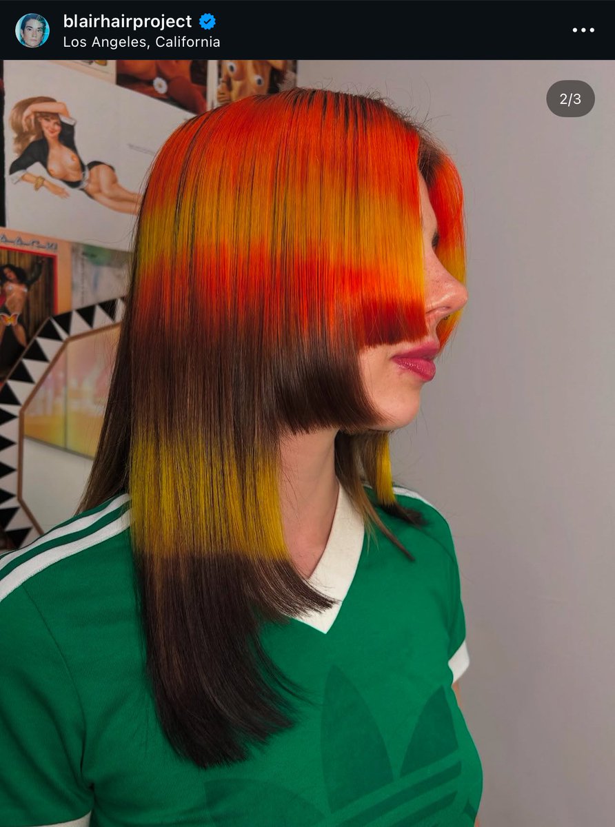 absolutely obsessed with this hair look using gdy on <a href="/emmymhartman/">EMMY</a> 🤩🤩🤩 these colors + this cut is INSANE 🔥