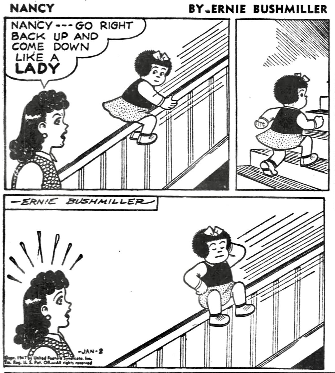 Nancy By Ernie Bushmiller 
January 2,1947
